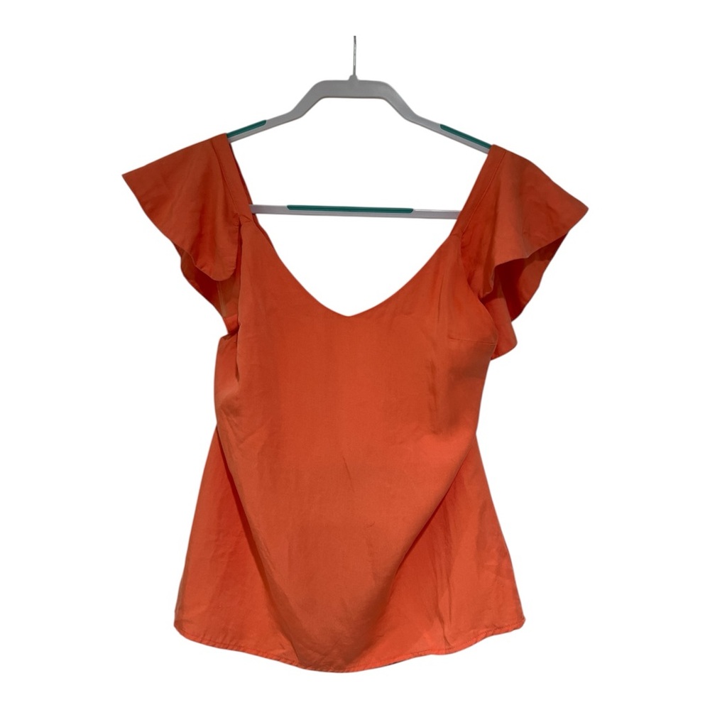 DO+BE Vibrant Orange Blouse